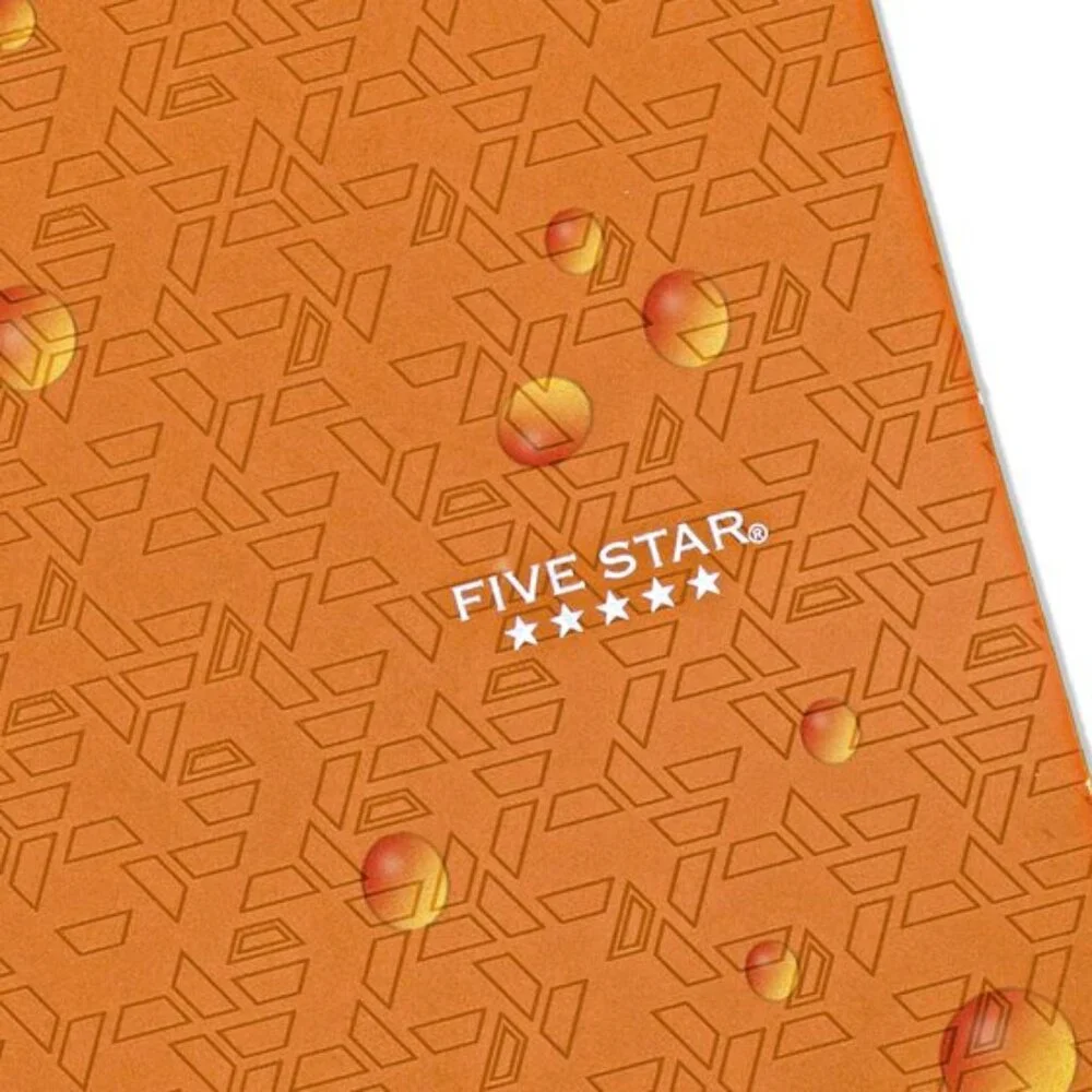 Mead Five Star Tay-Put 2-Pocket Plastic Folder Asst Colors School Office Home